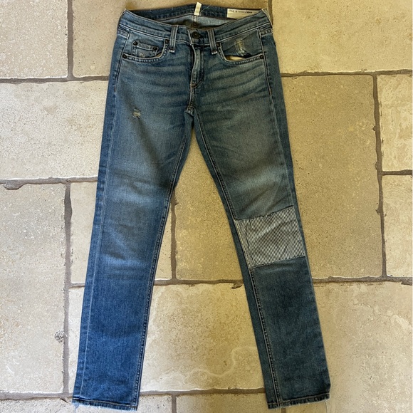 Rag & bone Mid Rise Tomboy in Ludlow - Picture 4 of 8